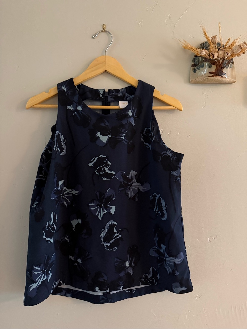 Lole Navy Floral Sleeveless Camisole